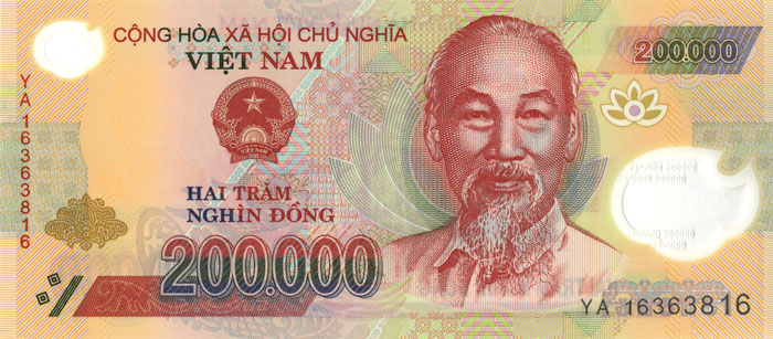 Vietnam - 200,000 Dong - P-123 - 2016 dated Foreign Paper Money